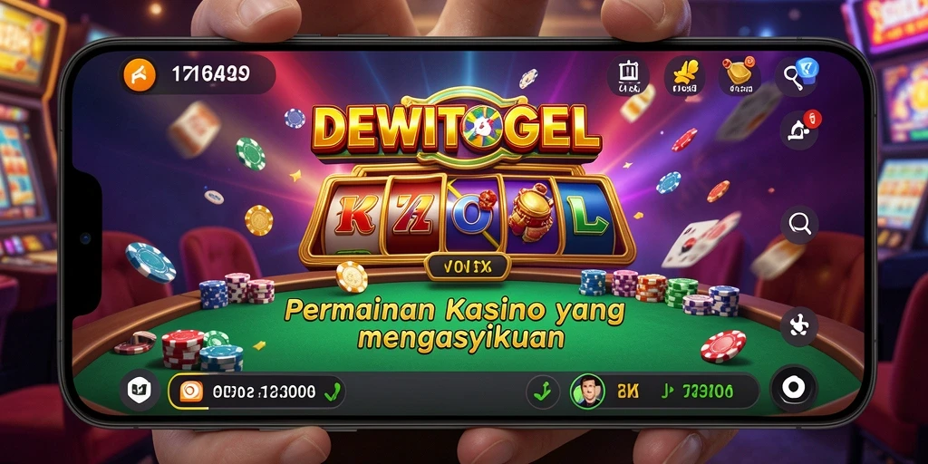 Screenshot utama DEWITOGEL menampilkan gameplay Kasino yang menarik.