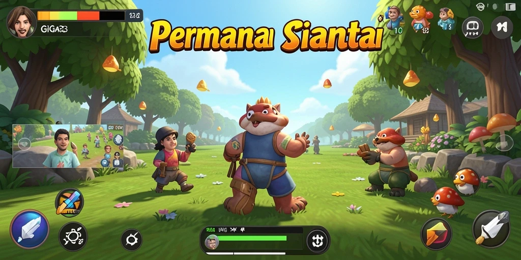 Screenshot GIGA33 menampilkan gameplay yang menghibur dan menyenangkan.