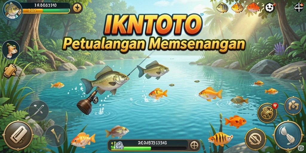 Gameplay seru memancing ikan di berbagai lokasi menakjubkan.