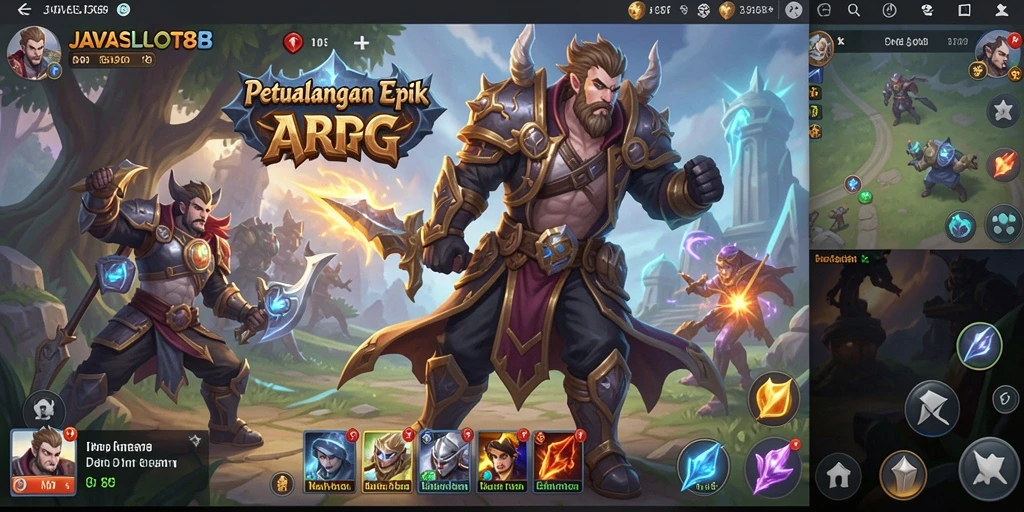 Tampilan gameplay seru dan mendebarkan di JAVASLOT88.