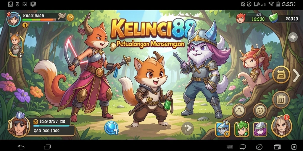 Tampilan menarik dari gameplay KELINCI88 yang penuh aksi.
