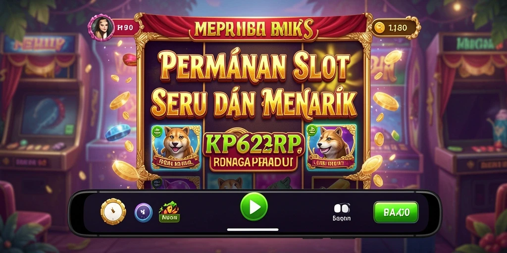 Screenshot permainan RP62RP dengan desain slot yang menarik.